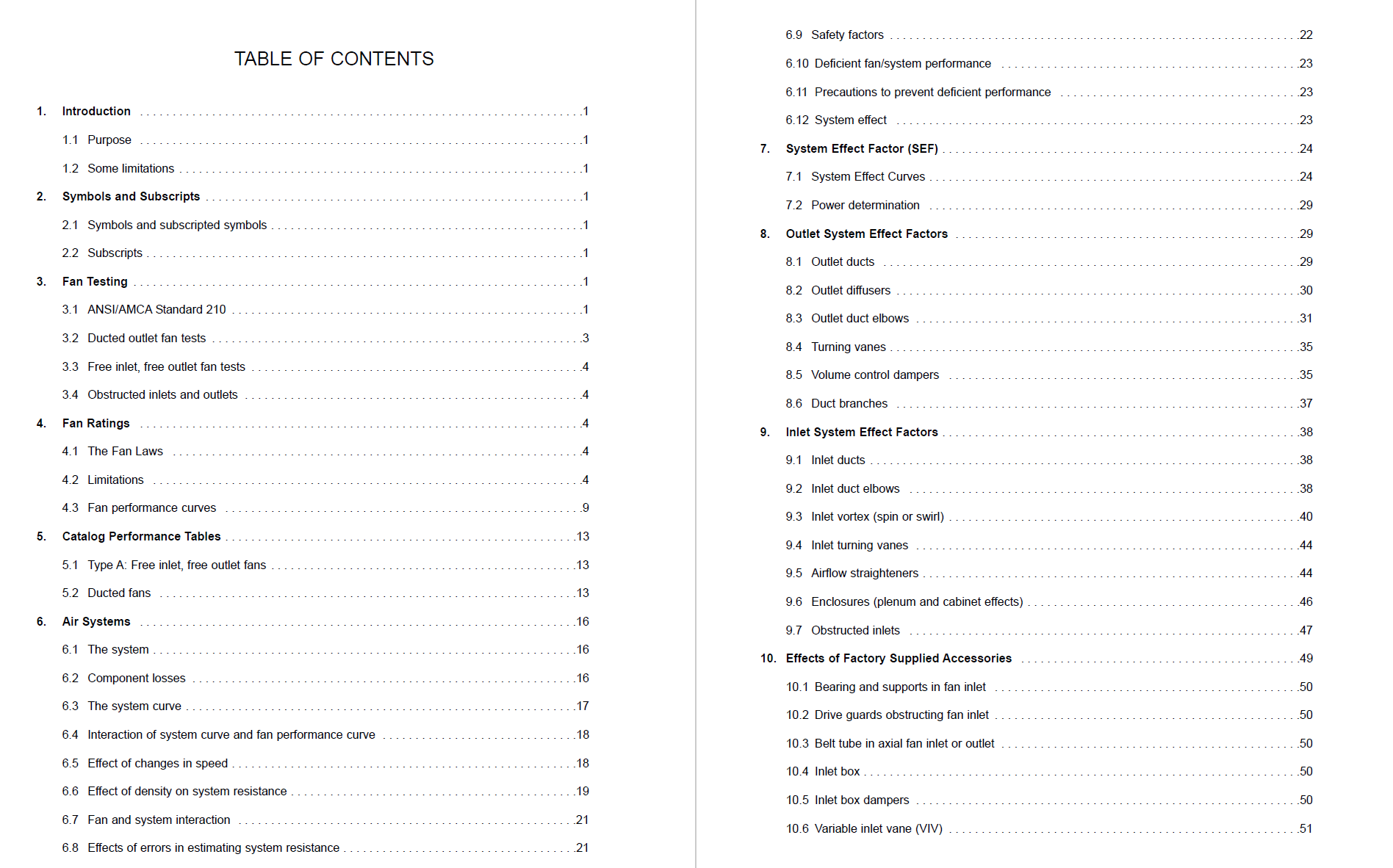 风机标准AMCA PUBLICATION 201-02 (R2011):Fans and Systems